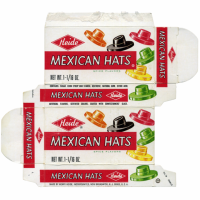 MEXICAN HATS candy logo