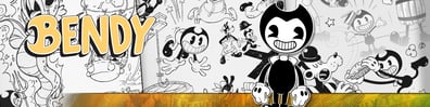Cartoon Bendy hero