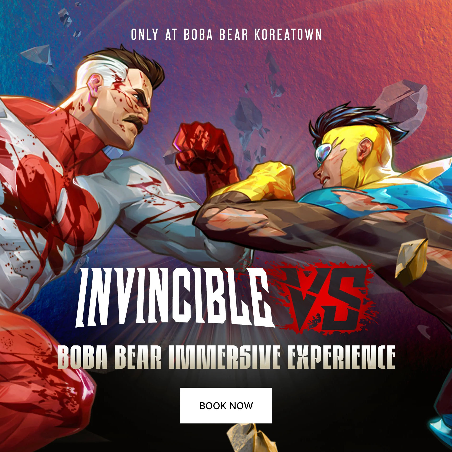 Invincible VS and Boba Bear licensed product